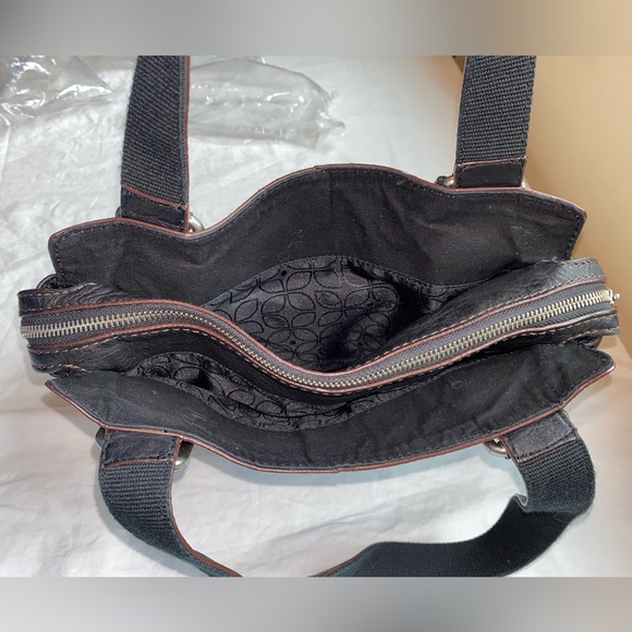 Fossil Brown Leather Shoulder Bag - Picture 10 of 10